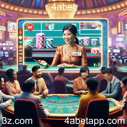 Explore a Emoção do Cassino Ao Vivo no 4abet